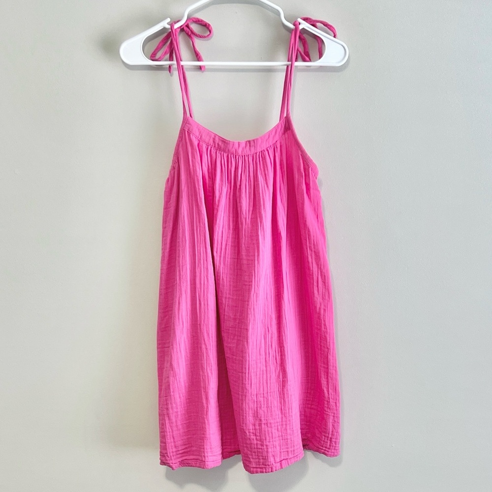 Old Navy Cotton Gauze Tie-Strap Dress